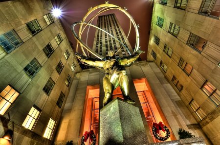 Рокфеллер центр нью йорк