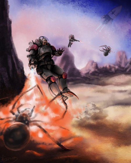 Starship troopers fan art