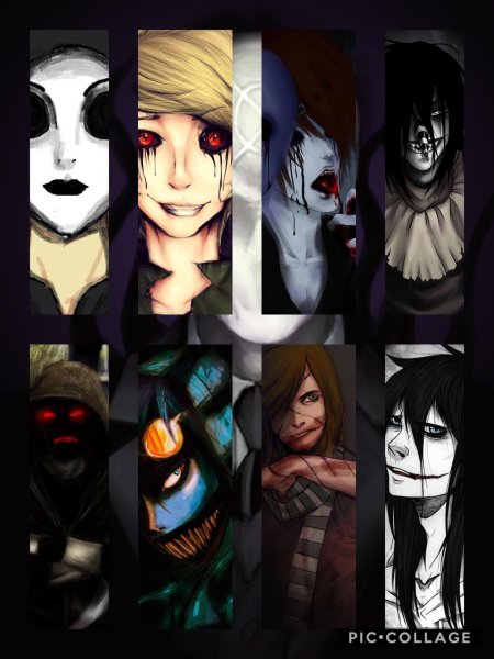 Крипипаста герои и их имена