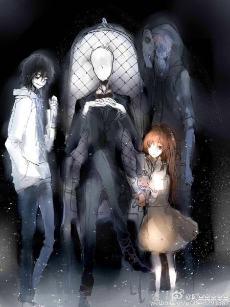 Крипипаста салли и слендермен