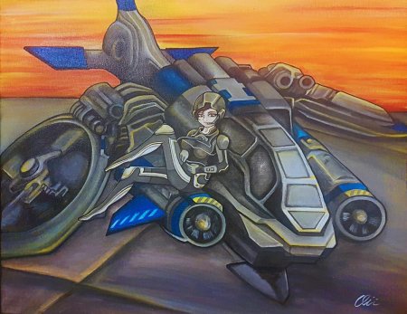 Мотоцикл арт