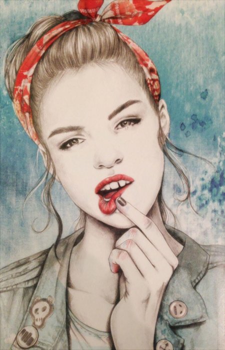 Модная иллюстрация