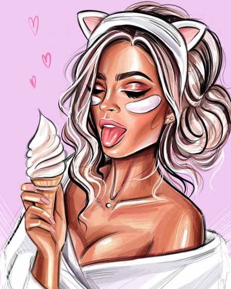 Арт рисунки девушек