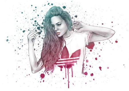 Классные рисунки девушек