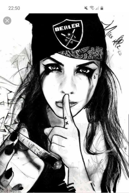 Эскиз тату девушка