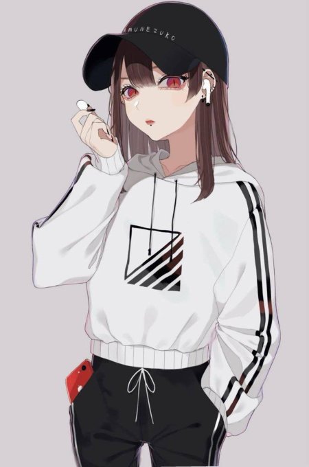 Аниме пацанка пофигистка