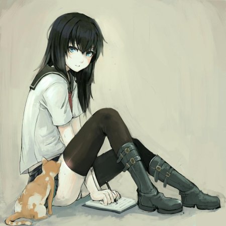 Аниме с черными волосами