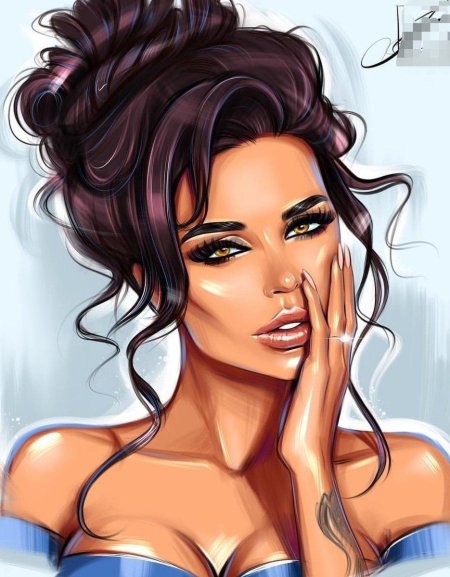 Иллюстрации девушек