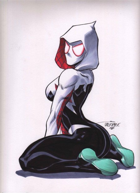 Гвен стейси человек паук через вселенные веном