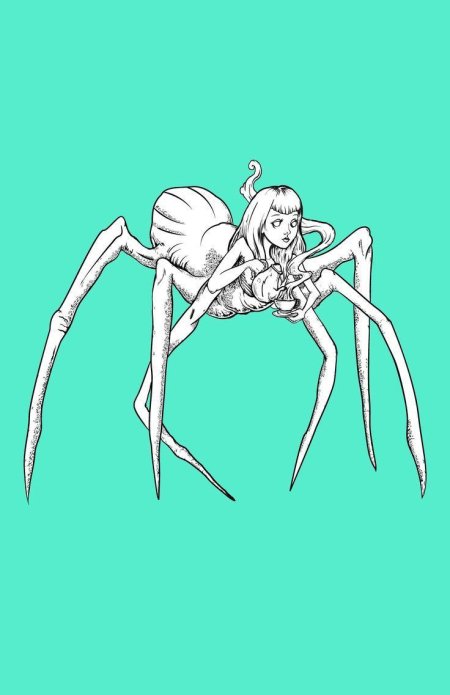Рисунки для срисовки паук