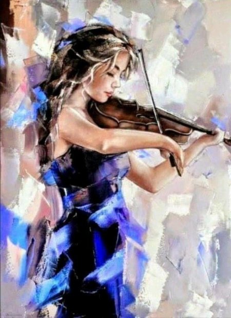 Картина гунин александр скрипка