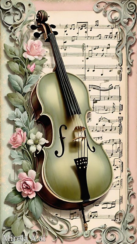 Скрипка музыкальная