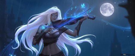 Фэнтези девушки с белыми волосами