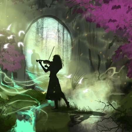 Девушка скрипка