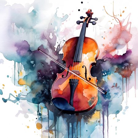 Картина скрипка