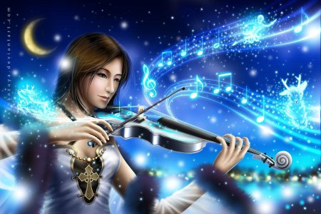 Скрипка арт