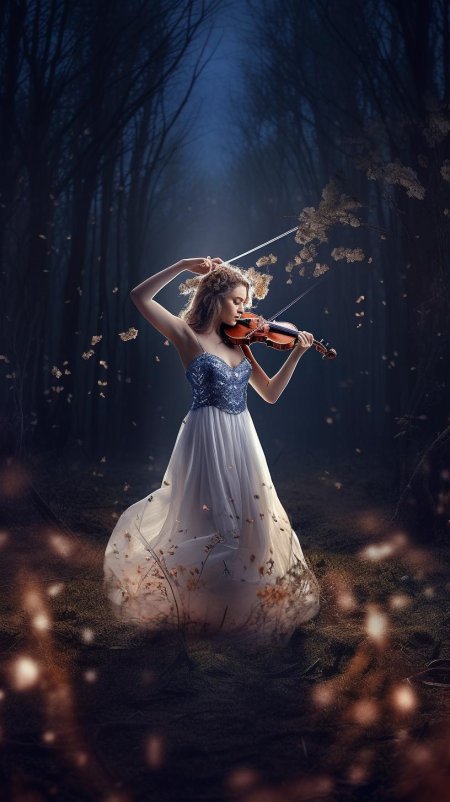 Фотосессия со скрипкой