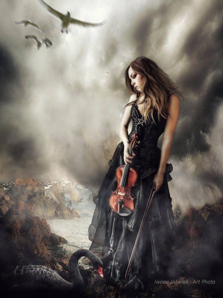 Девушка со скрипкой