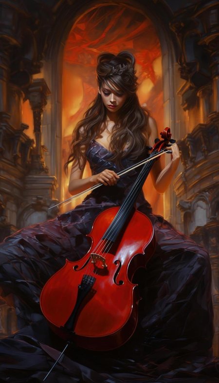 Виолончель музыкальный