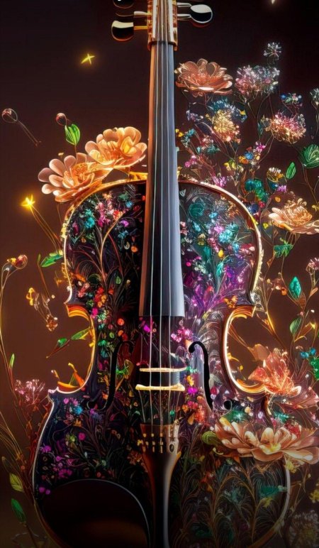 Красивая скрипка