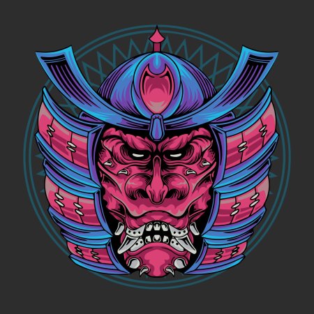 Маска ронина самурая