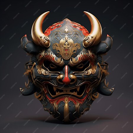 Японская маска демона