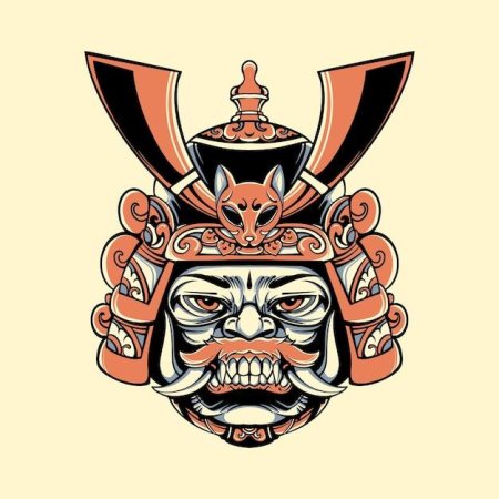 Самурай маска бусидо