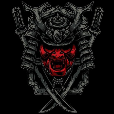 Японские самураи арт