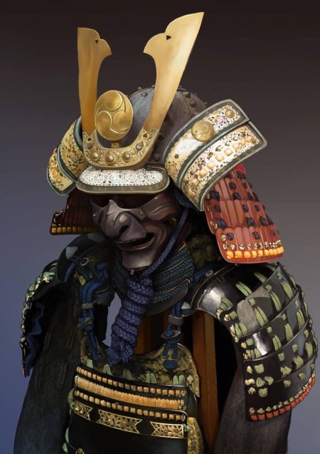 Шлем ронина самурая