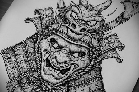 Ханья демон самурай