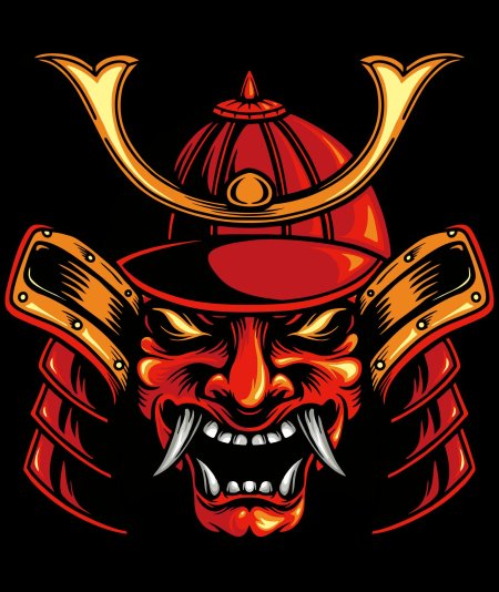 Самурайская маска тенгу