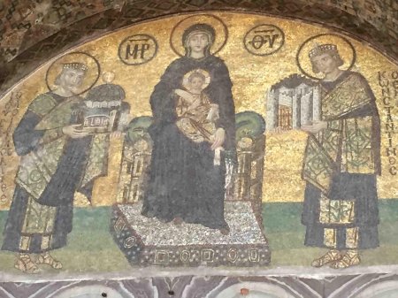 Мозаики св софии в константинополе