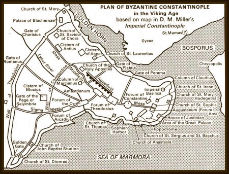 Карта константинополь