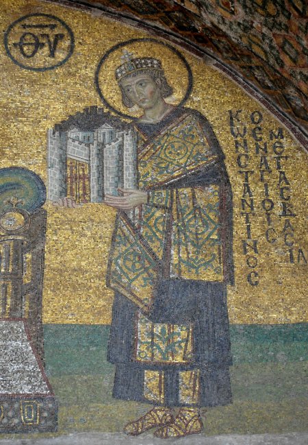 Мозаика храм святой софии константинополь юстиниан