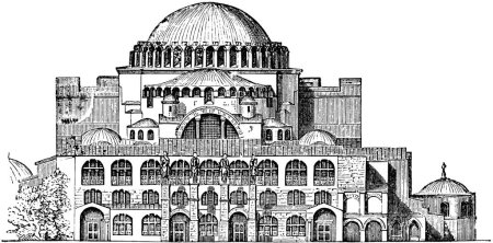 Собор святой софии в константинополе план