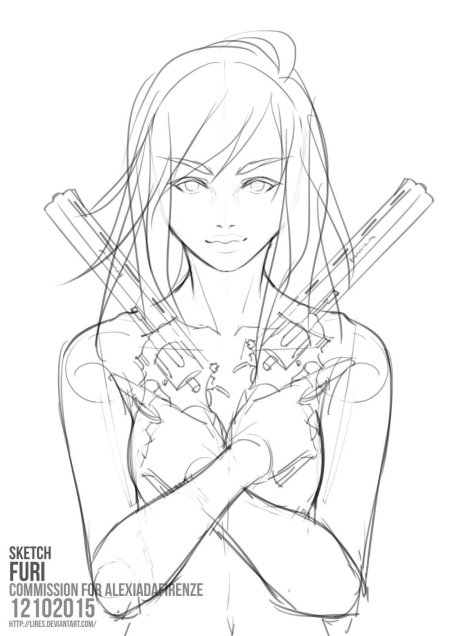 Эскиз персонажа