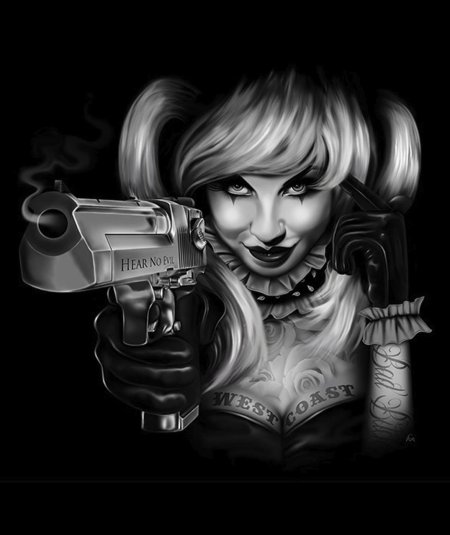 Харли квинн рисунки