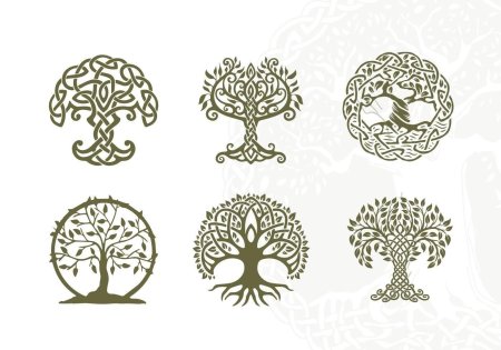 Дерево в кельтском стиле