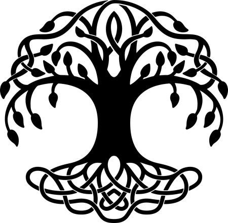Кельтское дерево жизни иггдрасиль