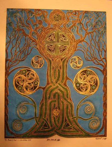 Скандинавское древо жизни иггдрасиль