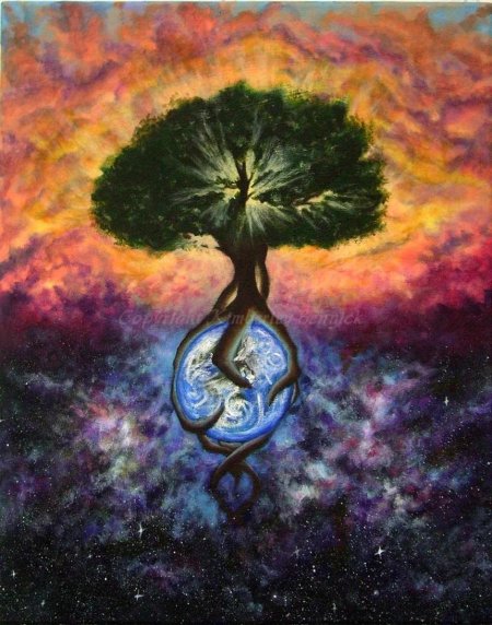 Мировое дерево рисунок