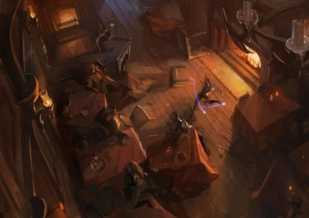 Таверна фэнтези арт