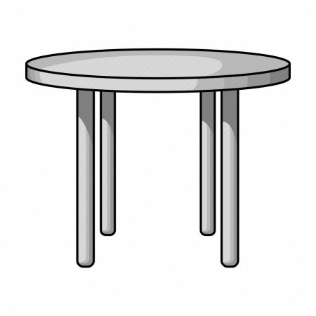 Круглый стол пиктограмма