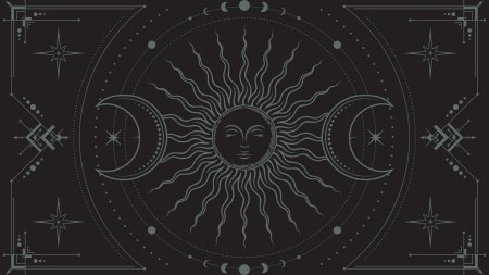 Солнце и луна таро