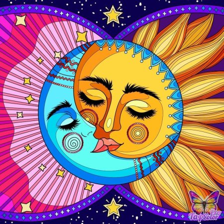 Дэн моррис картины солнце и луна