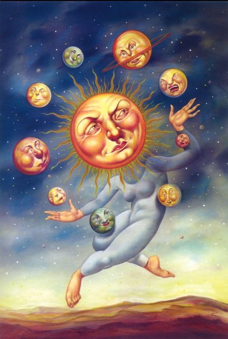 Луна солнце