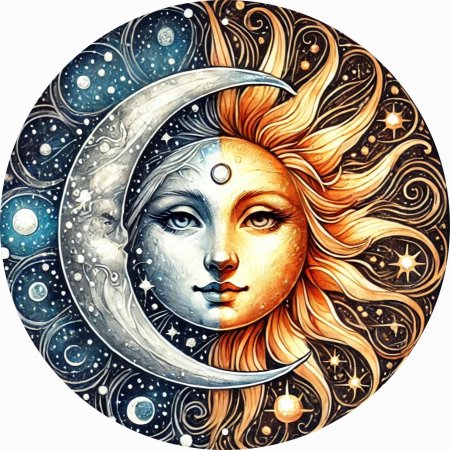 Луна солнце