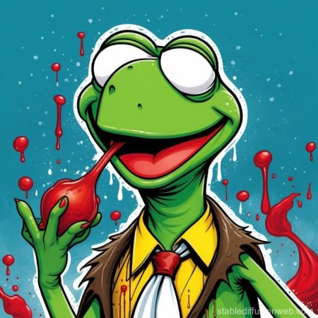 Лягушка арт