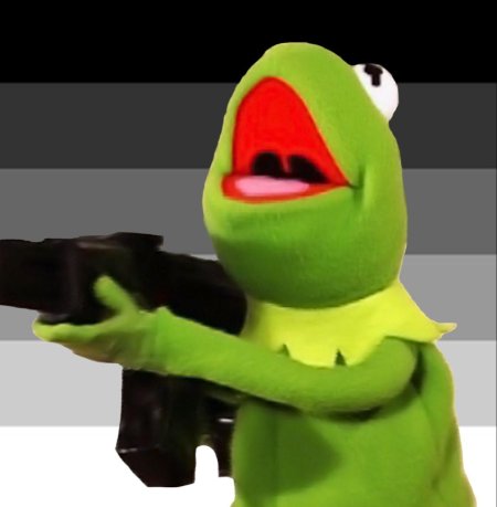 Лягушка с автоматом