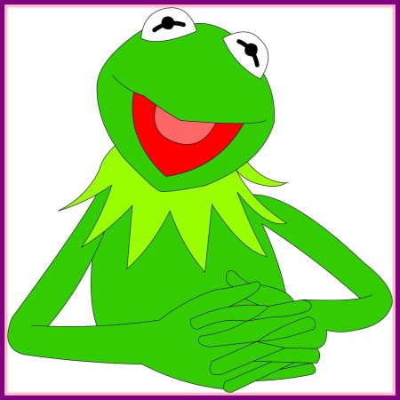 Лягушка из мультика